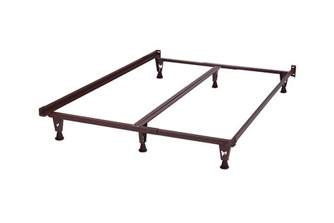 metal frame fits box spring in one direction|box spring on bed frame.